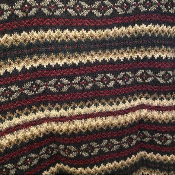 Vintage WOOLRICH Men Multicolor Wool Blend Grandpa Sweater Size XL